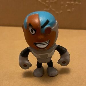 Heroic Cyborg Action Figure - Blue, Brown, and Gray